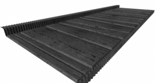 Plechová střešní krytina Jánošík Pladur Relief Textured Wood ( 55 let )